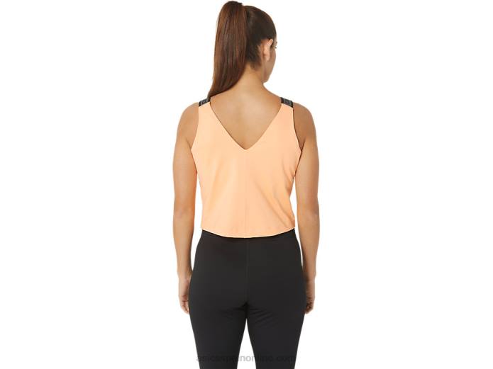 camiseta sin mangas corta fit sana para mujer Asics 4L682360 duna de verano