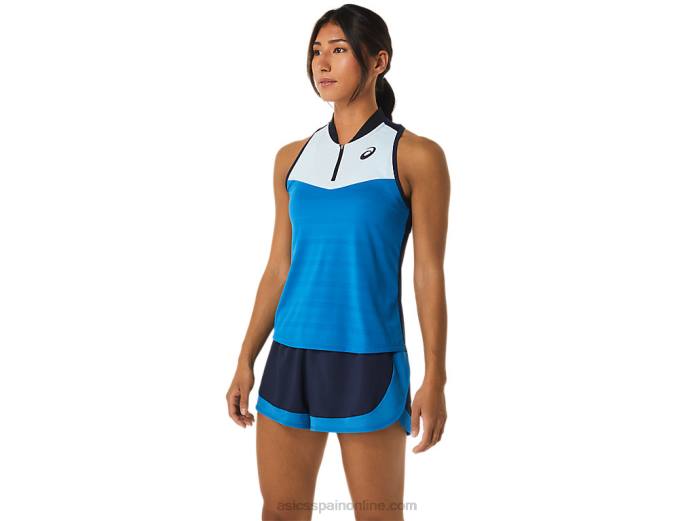 camiseta sin mangas de mujer Asics 4L682251 cielo/azul renacido
