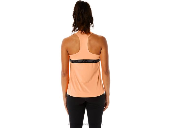 camiseta sin mangas fit sana para mujer Asics 4L682283 duna de verano