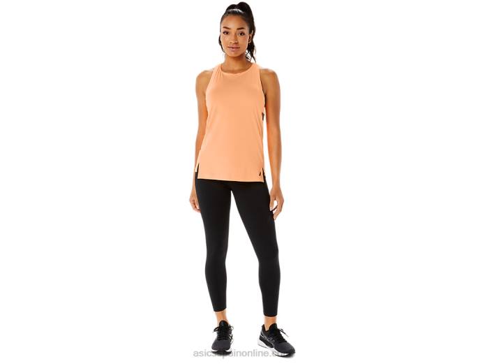 camiseta sin mangas fit sana para mujer Asics 4L682283 duna de verano