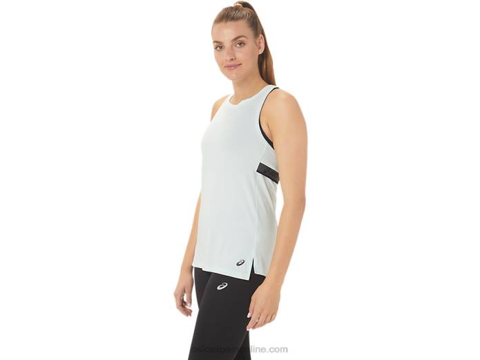camiseta sin mangas fit sana para mujer Asics 4L683048 mar calmante