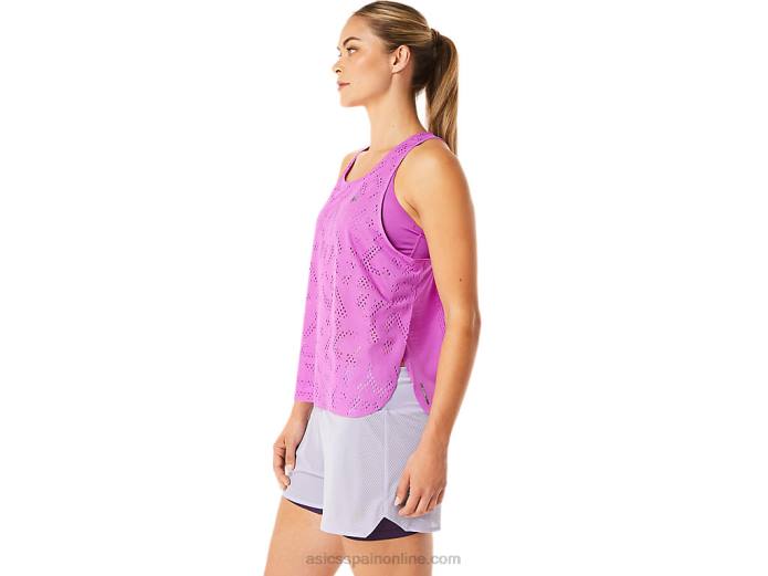 camiseta sin mangas ventilar actibreeze para mujer Asics 4L683104 orquídea