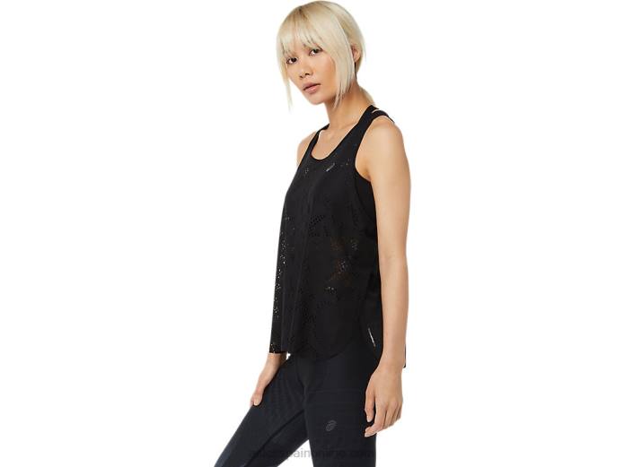 camiseta sin mangas ventilar actibreeze para mujer Asics 4L683449 rendimiento negro