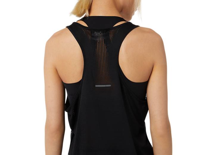 camiseta sin mangas ventilar actibreeze para mujer Asics 4L683449 rendimiento negro