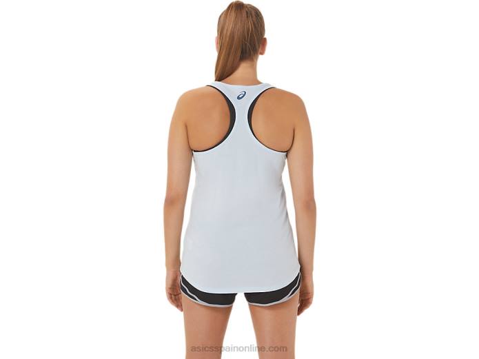 espalda cruzada para relajarse y respirar de mujer Asics 4L683014 cielo suave