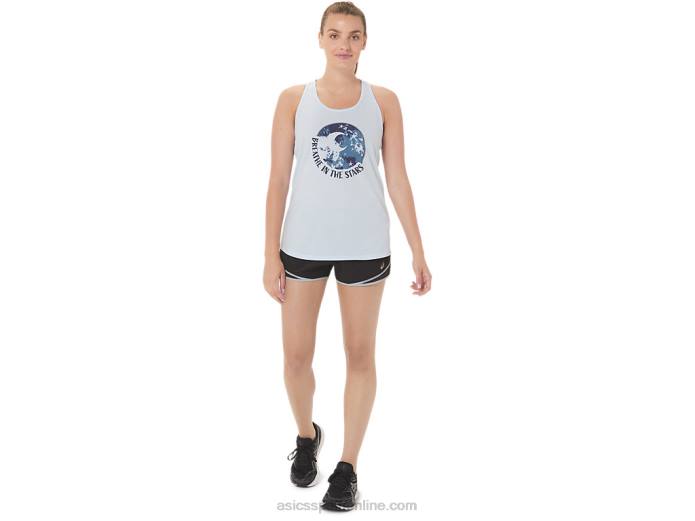 espalda cruzada para relajarse y respirar de mujer Asics 4L683014 cielo suave