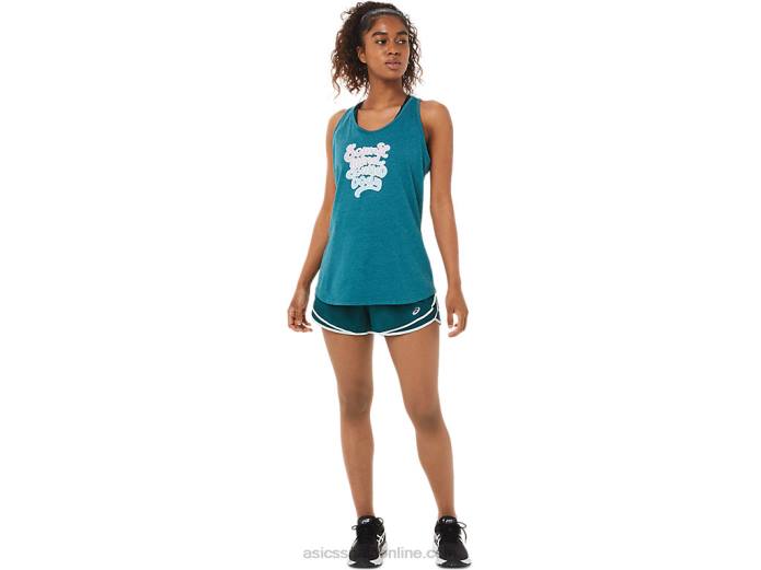 espalda nadadora de filosofía de mujer Asics 4L682828 brezo de pino de terciopelo