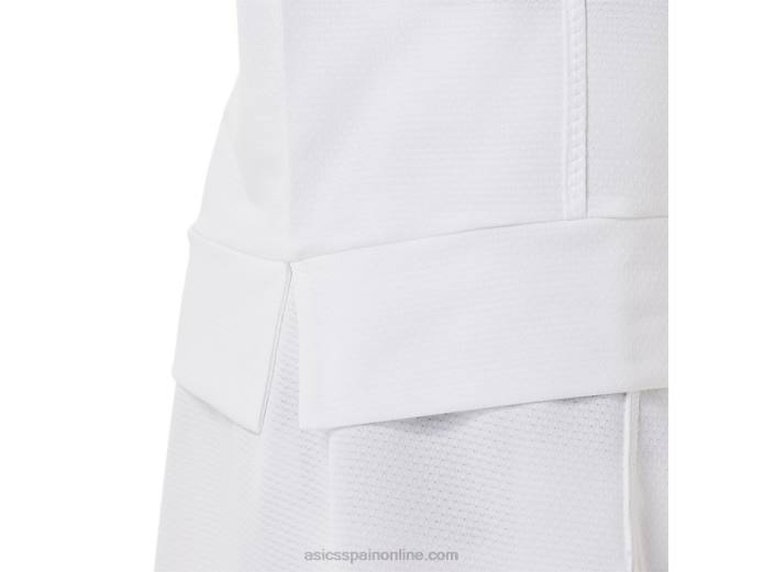 nueva camiseta sin mangas strong 92 para mujer Asics 4L683279 blanco brillante