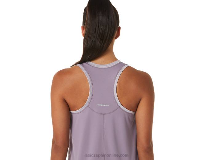 tanque de carrera femenino Asics 4L682559 cuarzo violeta/duna de verano