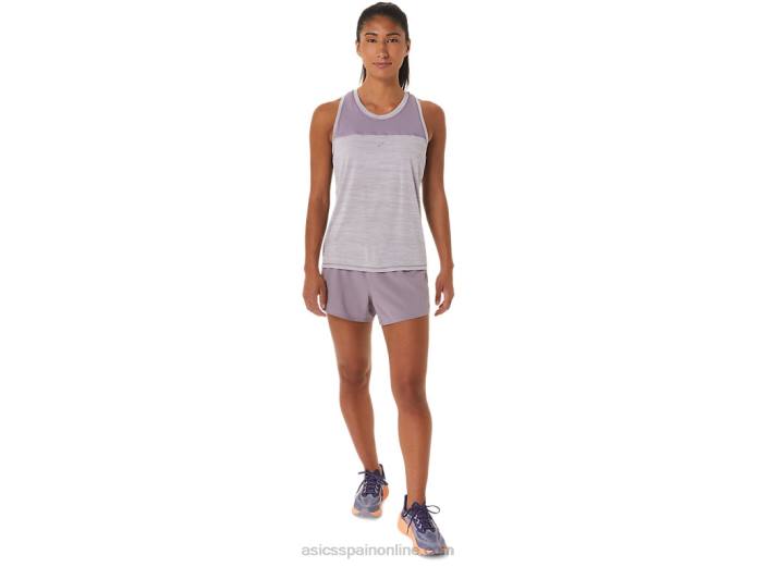 tanque de carrera femenino Asics 4L682559 cuarzo violeta/duna de verano