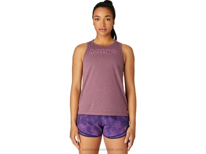 tanque de músculo de las mujeres Asics 4L684107 brezo de uva