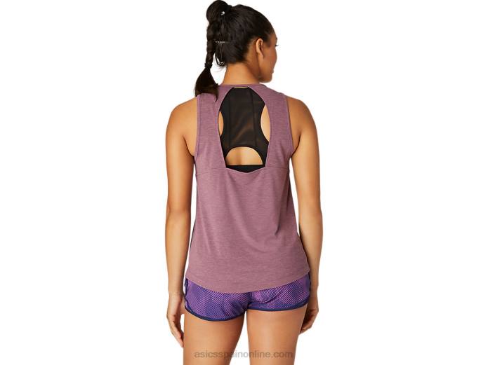tanque de músculo de las mujeres Asics 4L684107 brezo de uva