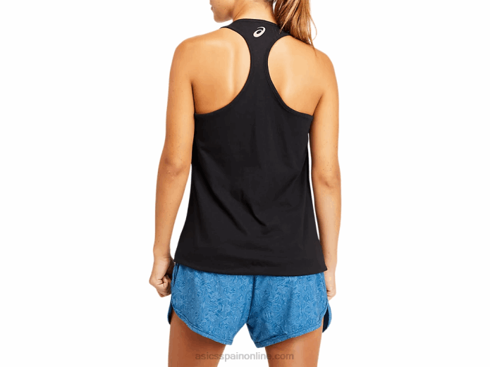 tanque de mujer eres tu propio límite Asics 4L684115 rendimiento negro