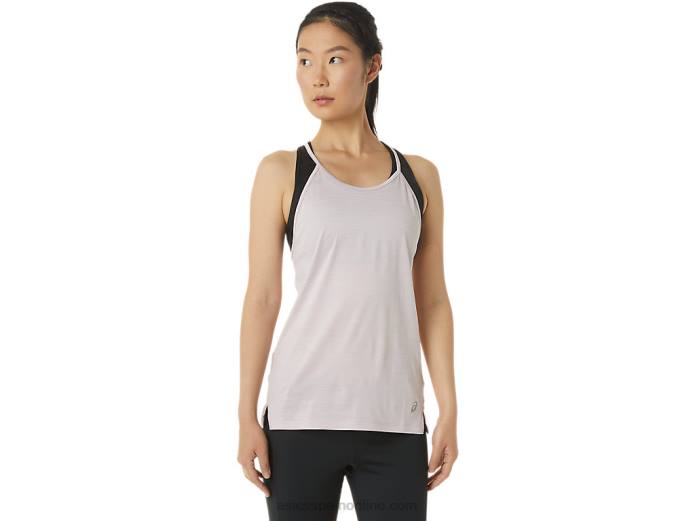 tanque de tiras de las mujeres Asics 4L683310 tinte espacial apenas rosa