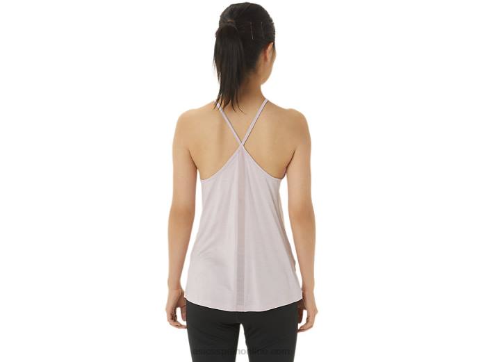 tanque de tiras de las mujeres Asics 4L683310 tinte espacial apenas rosa