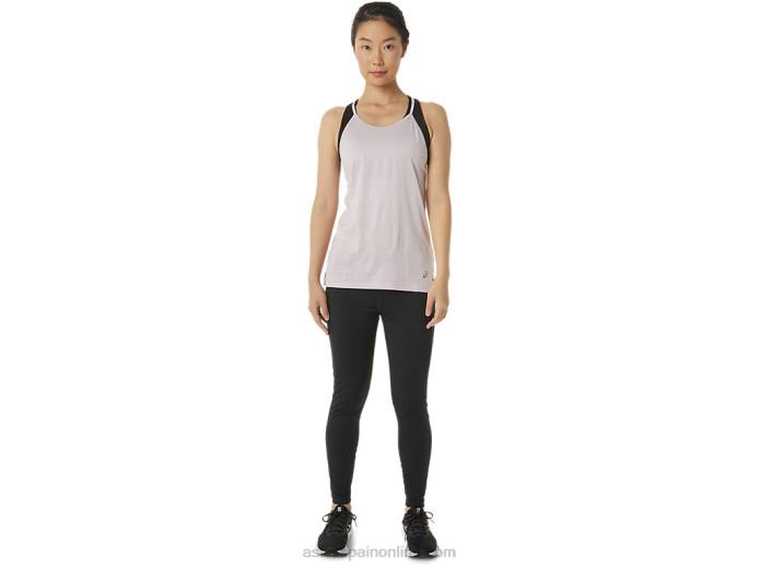 tanque de tiras de las mujeres Asics 4L683310 tinte espacial apenas rosa