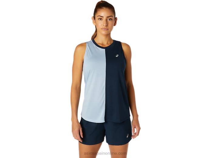 tanque de tokio de mujer Asics 4L683792 azul francés/niebla