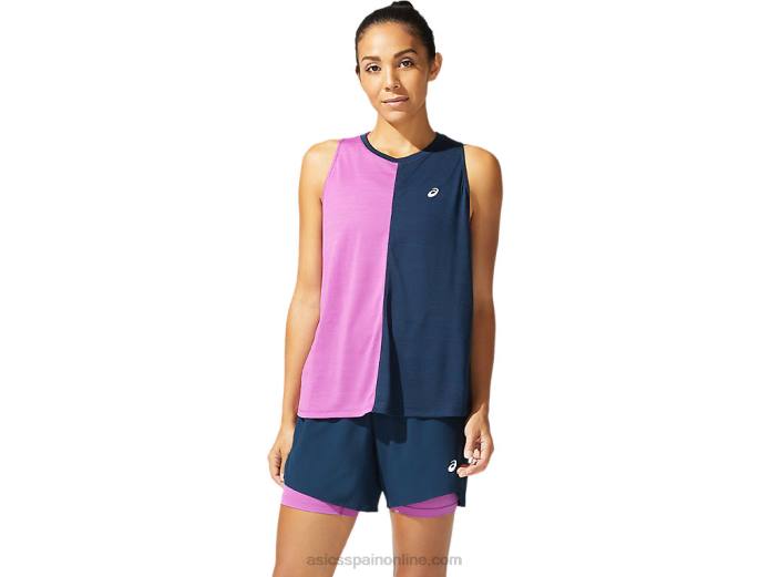 tanque de tokio de mujer Asics 4L684041 azul francés/uva digital