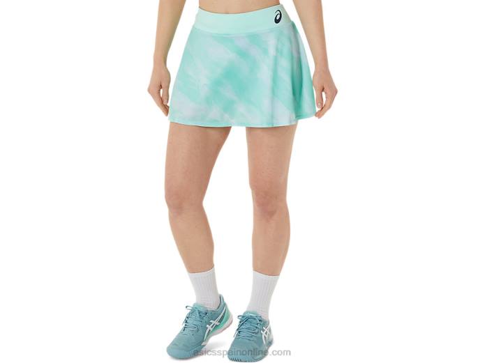 falda pantalón con gráfico de partido de mujer Asics 4L683067 hielo fresco