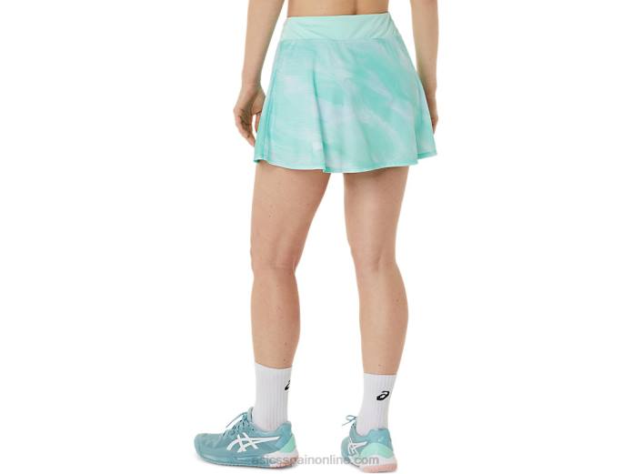 falda pantalón con gráfico de partido de mujer Asics 4L683067 hielo fresco