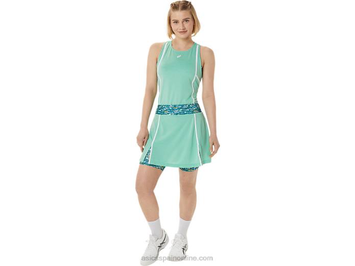 falda pantalón new strong 92 mujer Asics 4L683057 espuma de mar/tenis japón cepillado aop