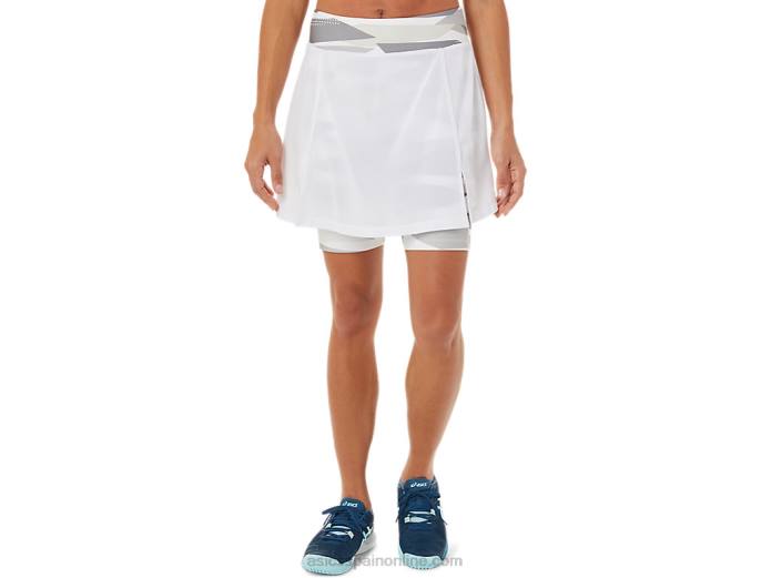 falda pantalón new strong 92 mujer Asics 4L683276 blanco brillante