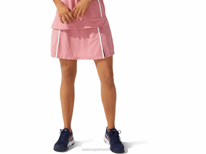 falda pantalón new strong 92 mujer Asics 4L683833 estampado de rosa ahumado/marte profundo