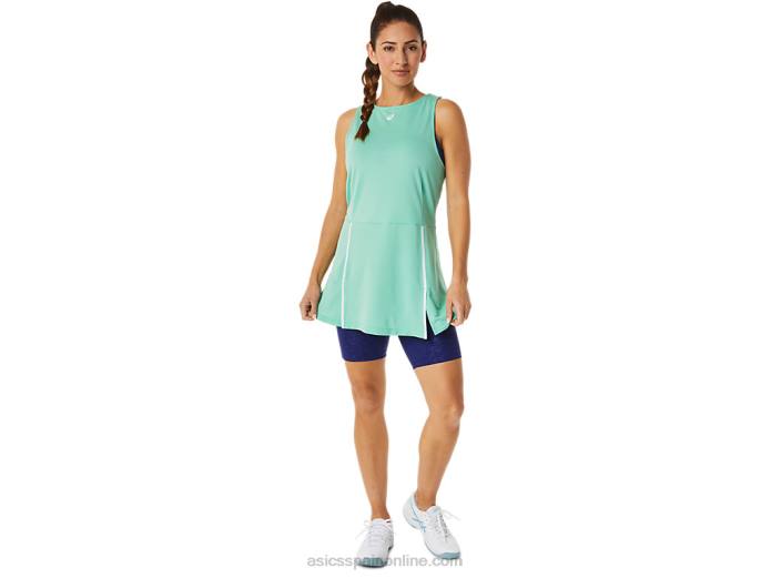 nuevo vestido strong 92 de mujer Asics 4L683062 espuma de mar