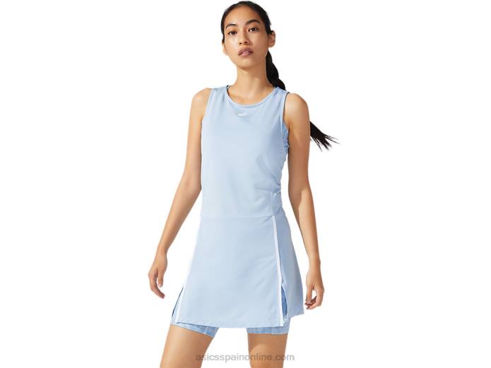 nuevo vestido strong 92 de mujer Asics 4L683846 impresión de niebla