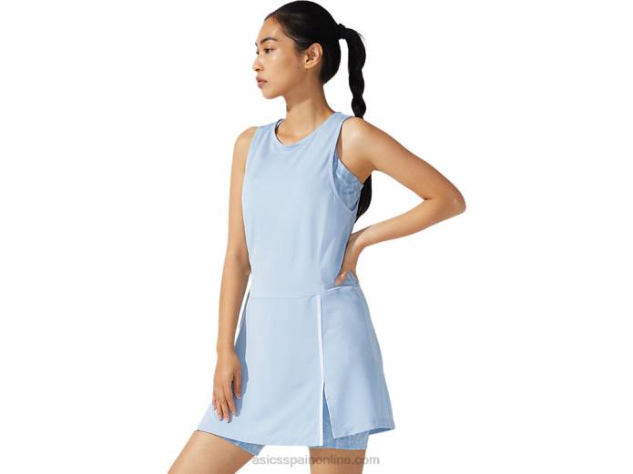 nuevo vestido strong 92 de mujer Asics 4L683846 impresión de niebla