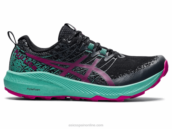 fuji lite 2 Asics 4L683586 negro/rojo fucsia