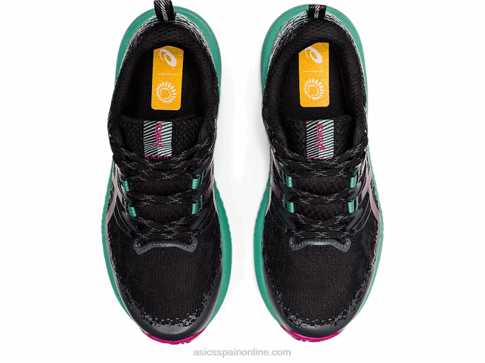 fuji lite 2 Asics 4L683586 negro/rojo fucsia