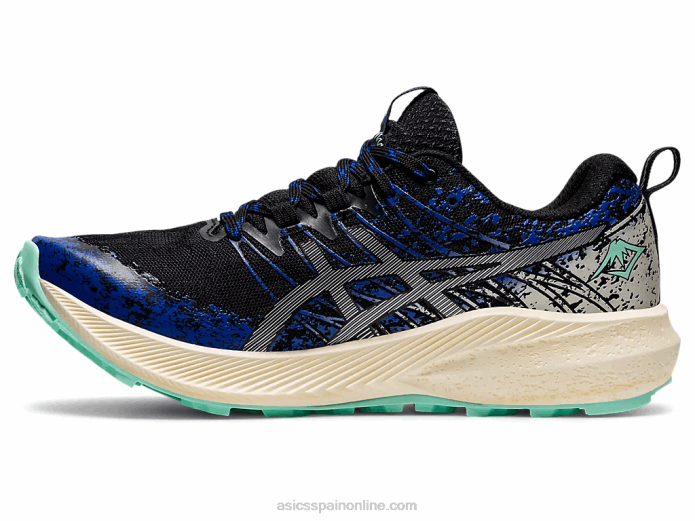 fuji lite 2 Asics 4L683898 negro/plata pura