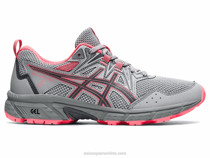 gel-ventura 8 Asics 4L683611 gris piedmont/coral ardiente