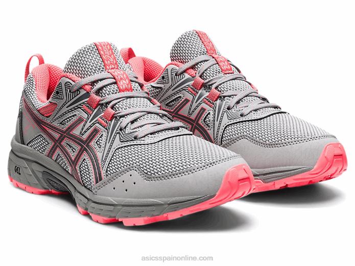 gel-ventura 8 Asics 4L683611 gris piedmont/coral ardiente