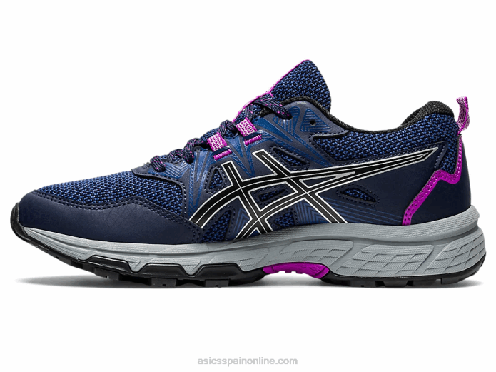gel-venture 8 de ancho Asics 4L682945 medianoche/plata pura