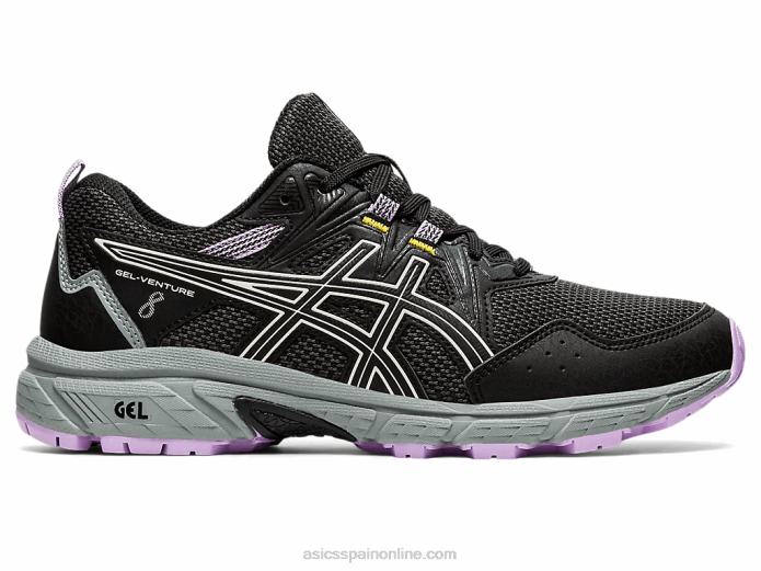 gel-venture 8 de ancho Asics 4L683354 negro/marfil