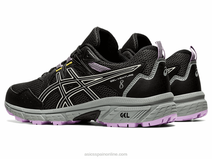 gel-venture 8 de ancho Asics 4L683354 negro/marfil