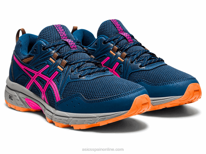 gel-venture 8 de ancho Asics 4L683919 mako azul/rosa glo