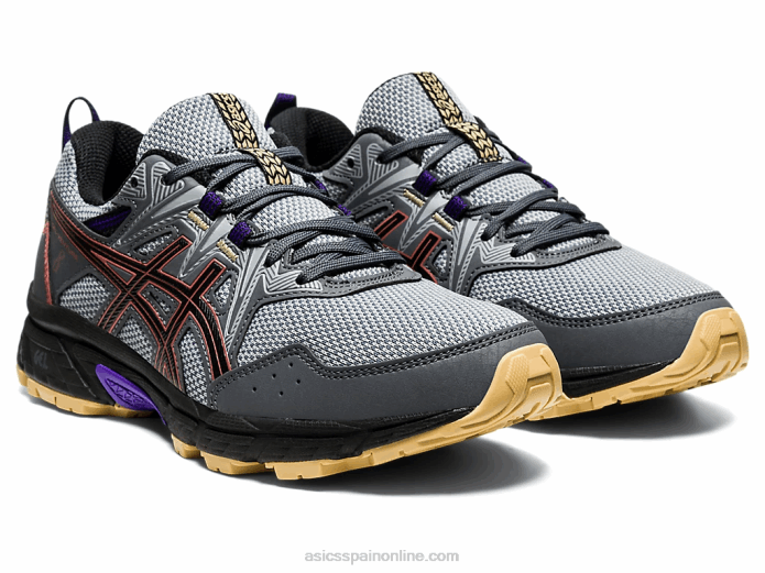 gel-venture 8 de ancho Asics 4L683938 gris portador/ladrillo rojo