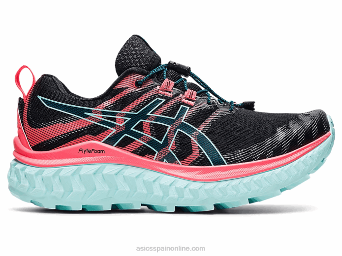 trabuco max Asics 4L683877 negro/coral ardiente