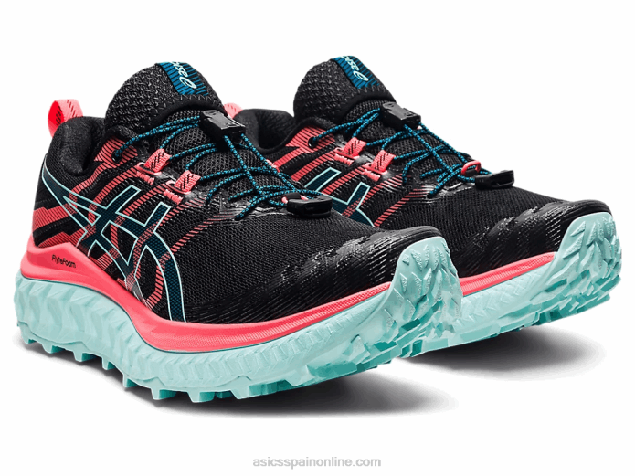trabuco max Asics 4L683877 negro/coral ardiente