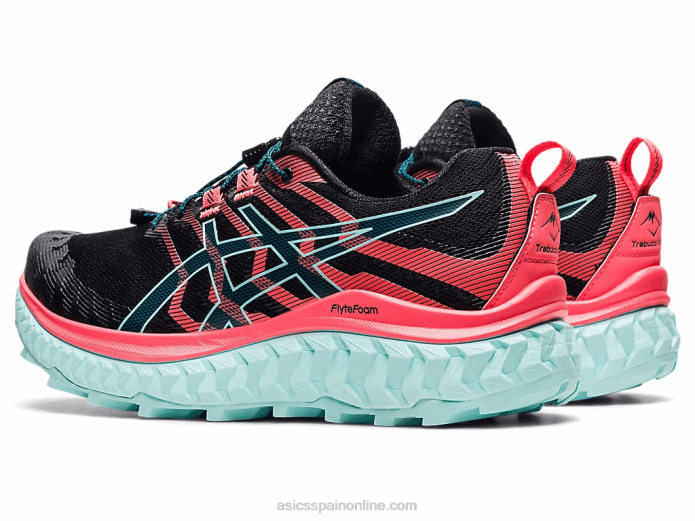 trabuco max Asics 4L683877 negro/coral ardiente