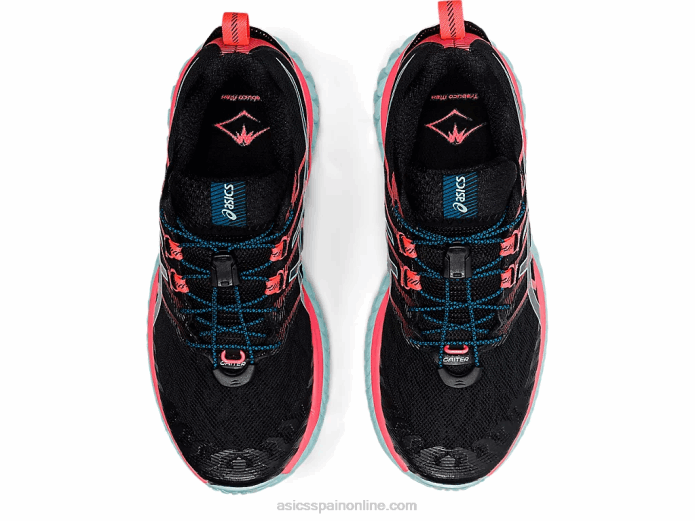 trabuco max Asics 4L683877 negro/coral ardiente