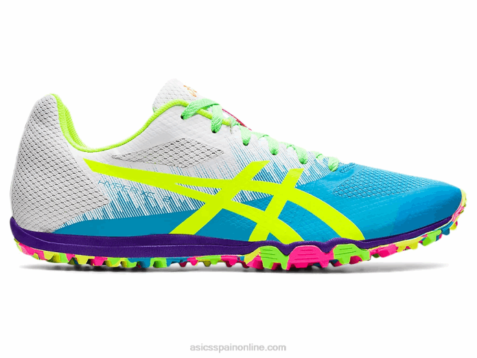 hiper xc 2 Asics 4L681665 aguamarina digital/amarillo de seguridad