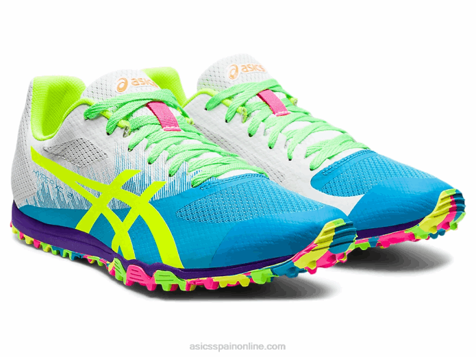 hiper xc 2 Asics 4L681665 aguamarina digital/amarillo de seguridad