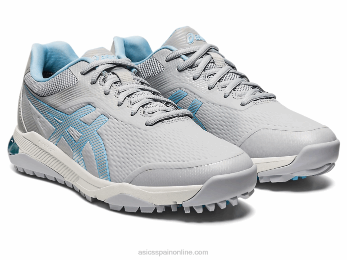 as del curso de gel Asics 4L682509 gris piedemonte/cielo ártico