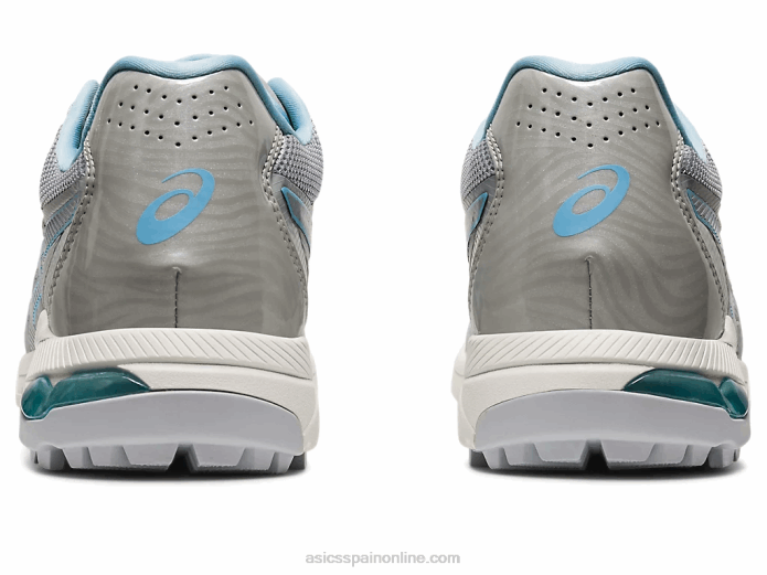 as del curso de gel Asics 4L682509 gris piedemonte/cielo ártico