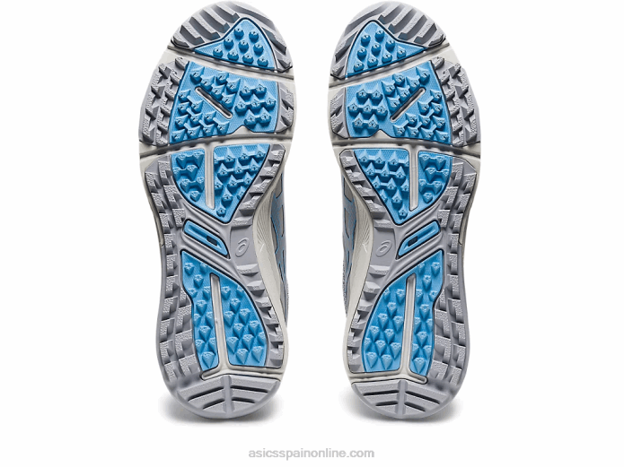 as del curso de gel Asics 4L682509 gris piedemonte/cielo ártico