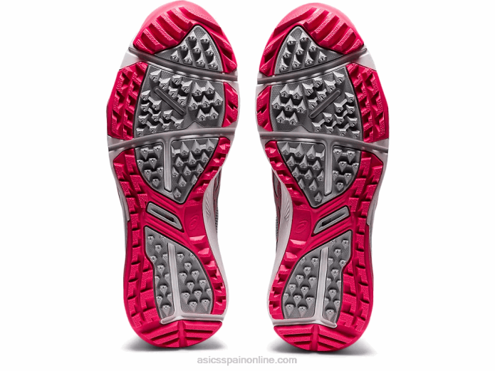 as del curso de gel Asics 4L684034 camafeo gris glaciar/rosa